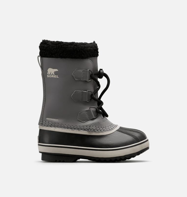 Kids Snow Boots Grey/Black - Sorel Youth Yoot Pac™ TP - 016584-XVI